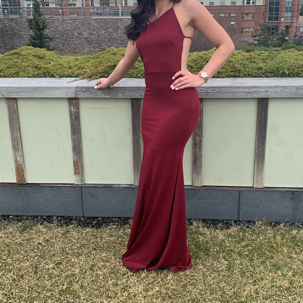 Burgundy Formal Dress